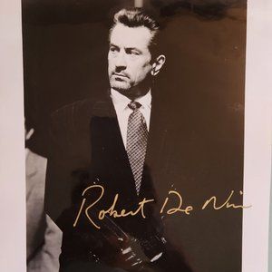 Robert De Niro authentic signed Photograph Black and White 8 x 10 "